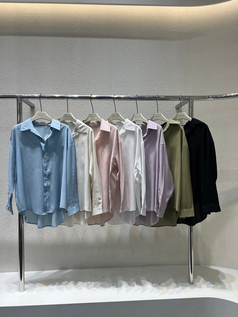 Casual Collar Down Formal Shirts